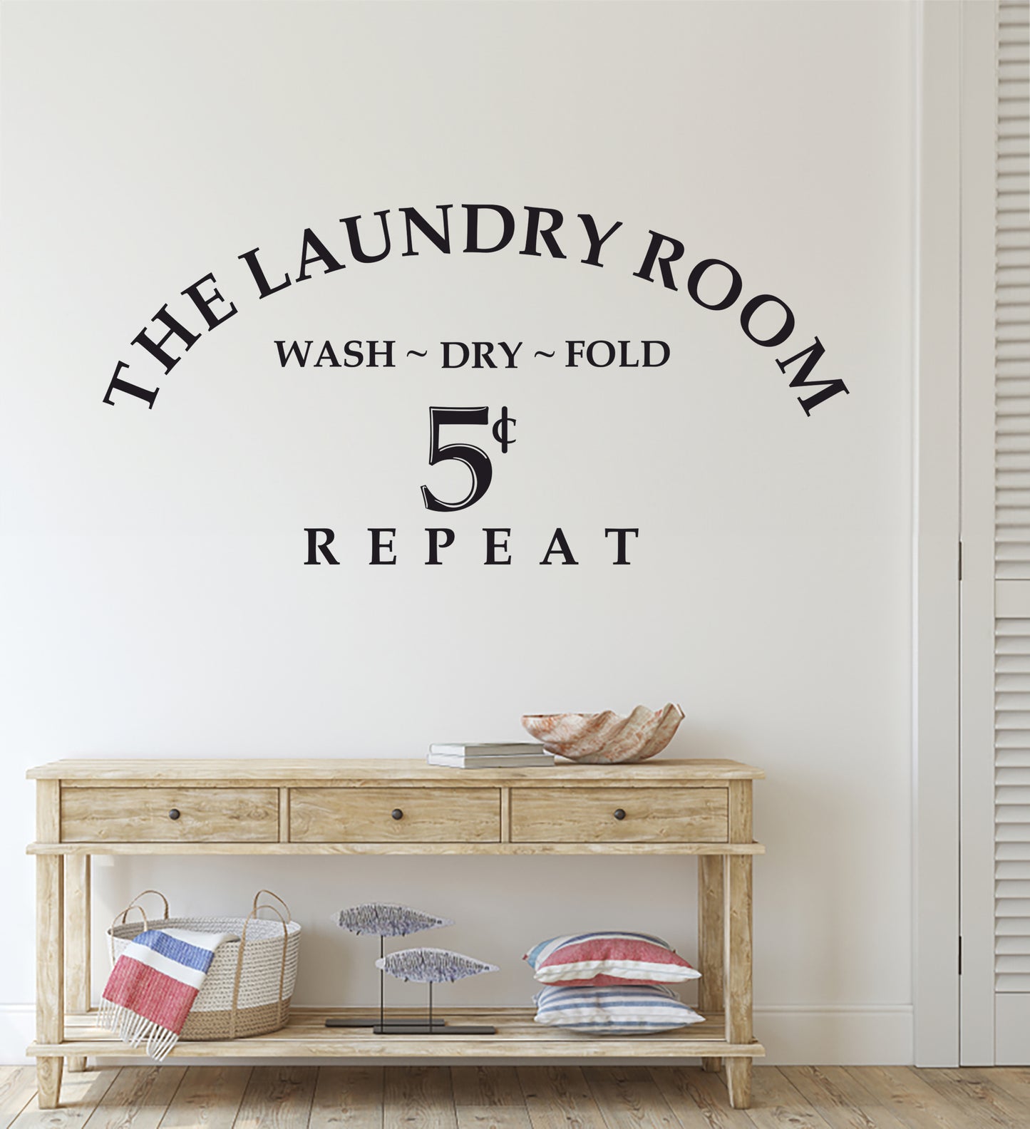 Laundry Room Dekoratif Duvar Sticker