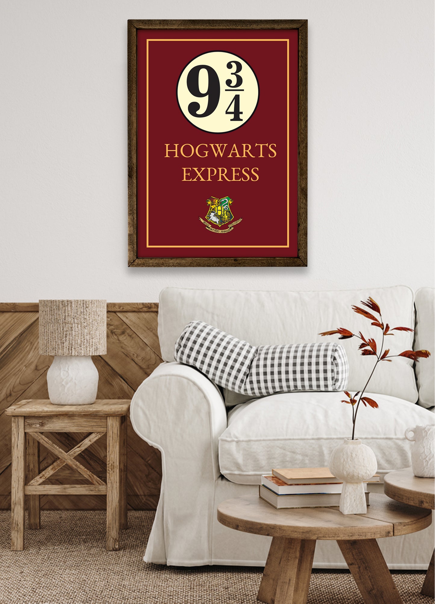 Harry Potter Hogwarts Express Ahşap Tablo