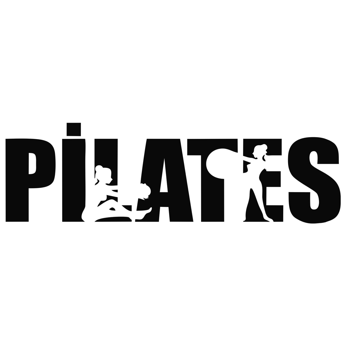 Pilates Spor Dekoratif Duvar Sticker